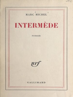 cover image of Intermède